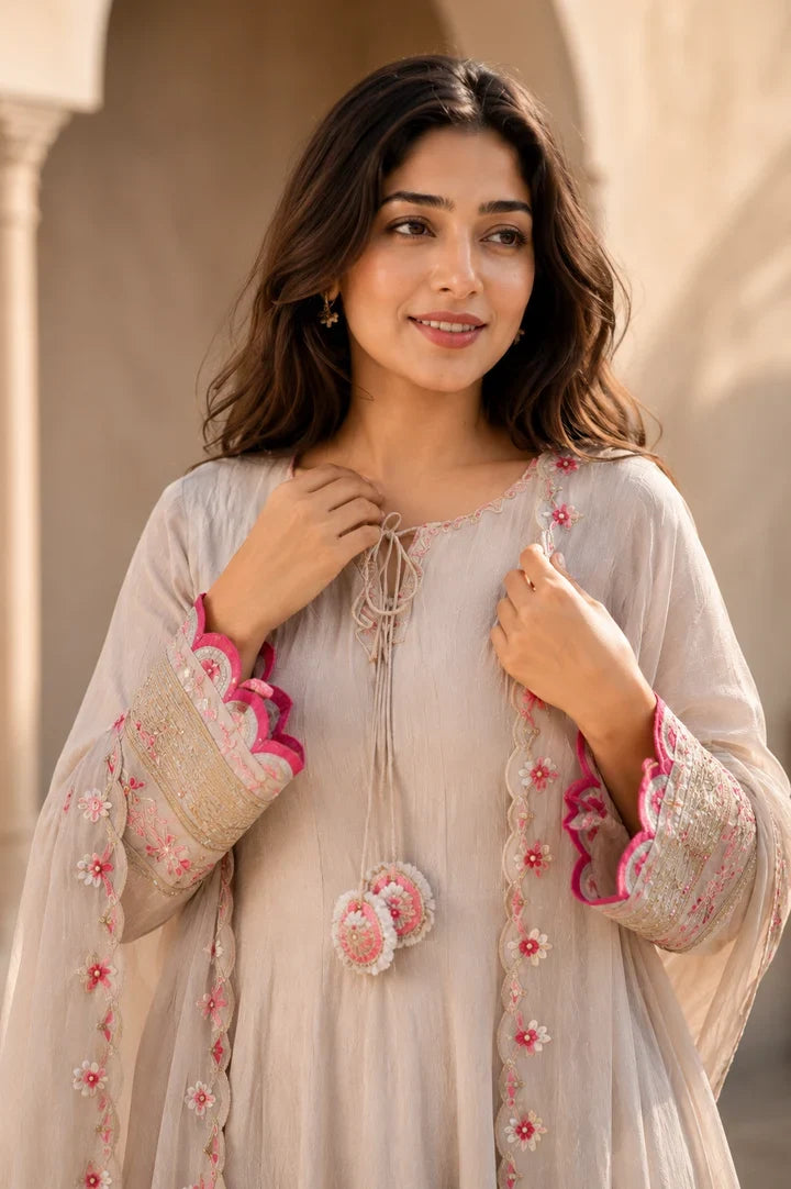 Ivory Rose Grace Anarkali Kurta Set